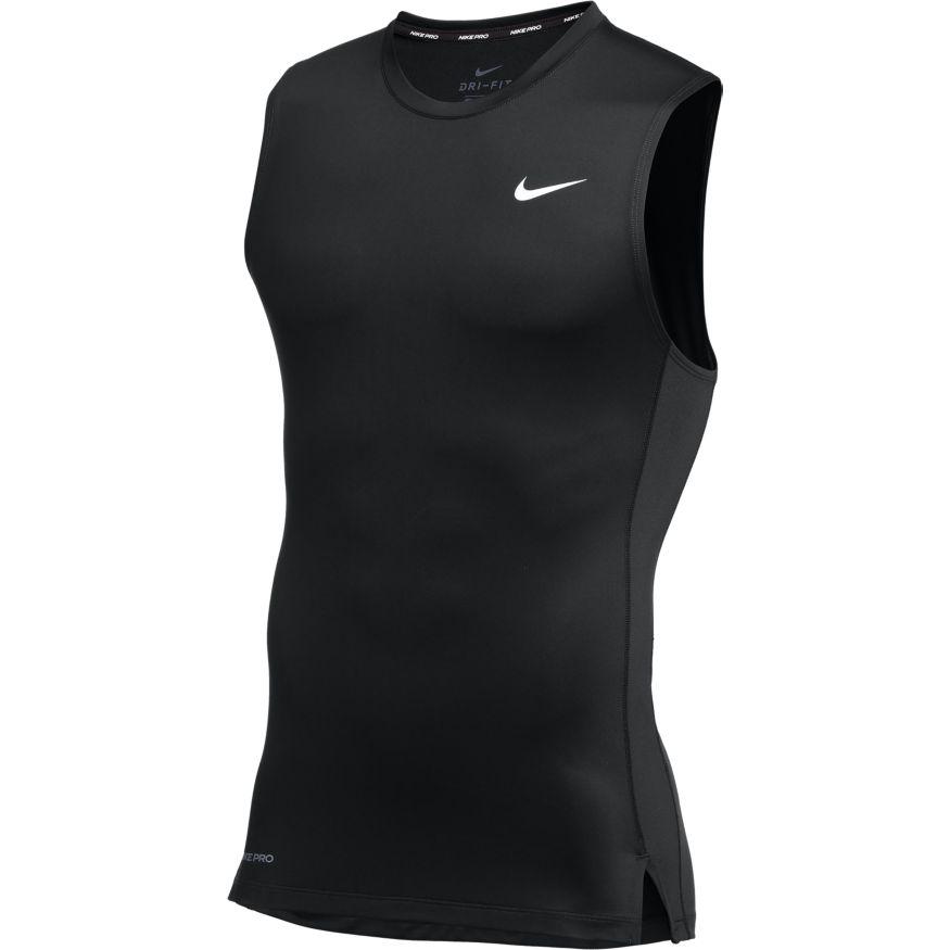 Nike Men's Dri Fit Pro Cool Compression Sleeveless Shirt, Carbon