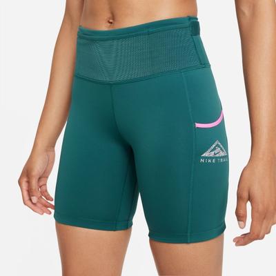 Women's Nike Epic Luxe Tight Short Trail DARK_TEAL_GREEN