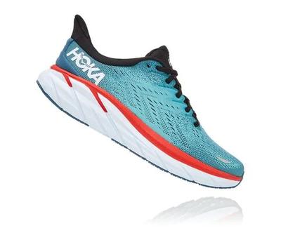 Men's Hoka Clifton 8 (Wide) REAL_TEAL/AQUARELLE