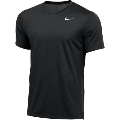Men's Nike Team Hyper Dry Short Sleeve Top BLACK/HEATHER
