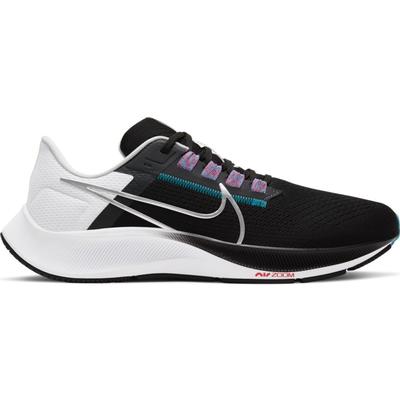 Men's Nike Air Zoom Pegasus 38 BLACK/MTLC_SILVER/WH