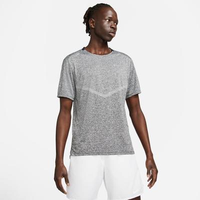 Men's Nike Rise 365 Short Sleeve BLACK/HEATHER