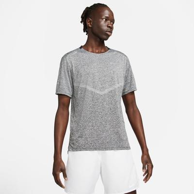 Men's Nike Rise 365 Short Sleeve BLACK/HEATHER