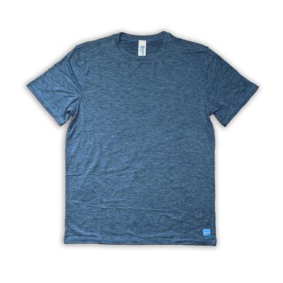 Men's Runners Plus Performance Tech Short-Sleeve HEATHER_STEEL_BLUE