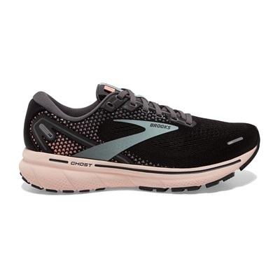 Women's Brooks Ghost 14 BLACK/PEARL/PEACH