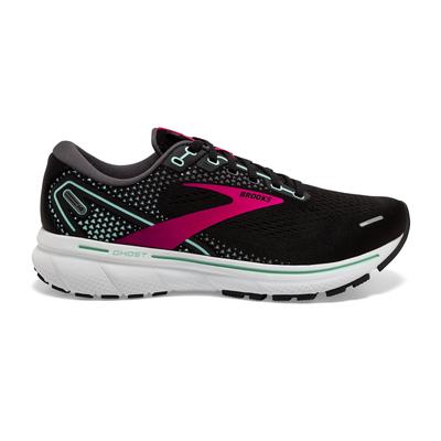 Women's Ghost 14 (Wide) BLACK/PINK/YUCCA
