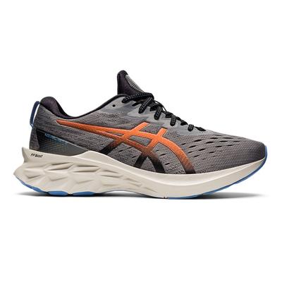 Men's Asics Novablast 2 CLAY_GREY/SHOCKING