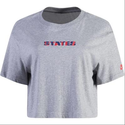 Nike USA Crop Voice States Tee Women's