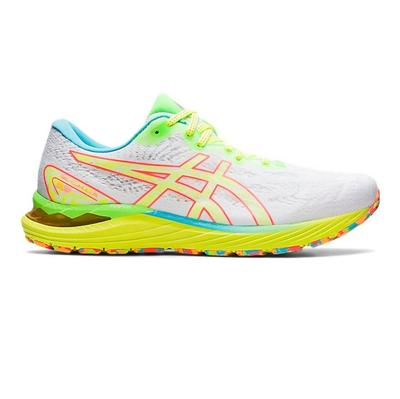 Men's Asics Cumulus 23 WHITE/SAFETY_YELLOW
