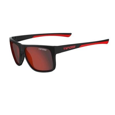 Unisex Tifosi Swick Sunglasses SATINBLACK/CRIMSON