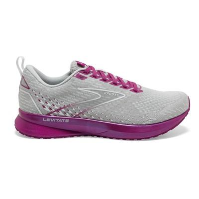Women's Brooks Levitate 5 GREY/LAVENDER/BATON