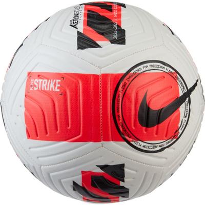 Nike Strike Soccer Ball WHITE/CRIMSON/BLACK
