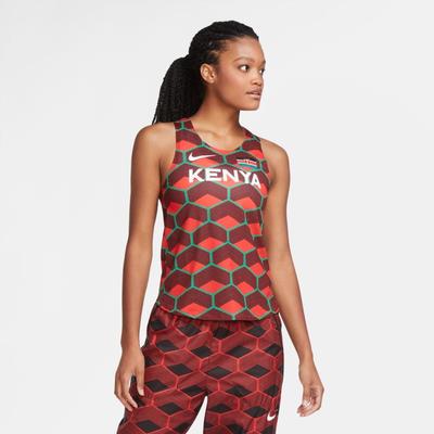 Women's Nike Dri-FIT ADV Team Kenya AeroSwift CHILE_RD/UNIV_RD/WH