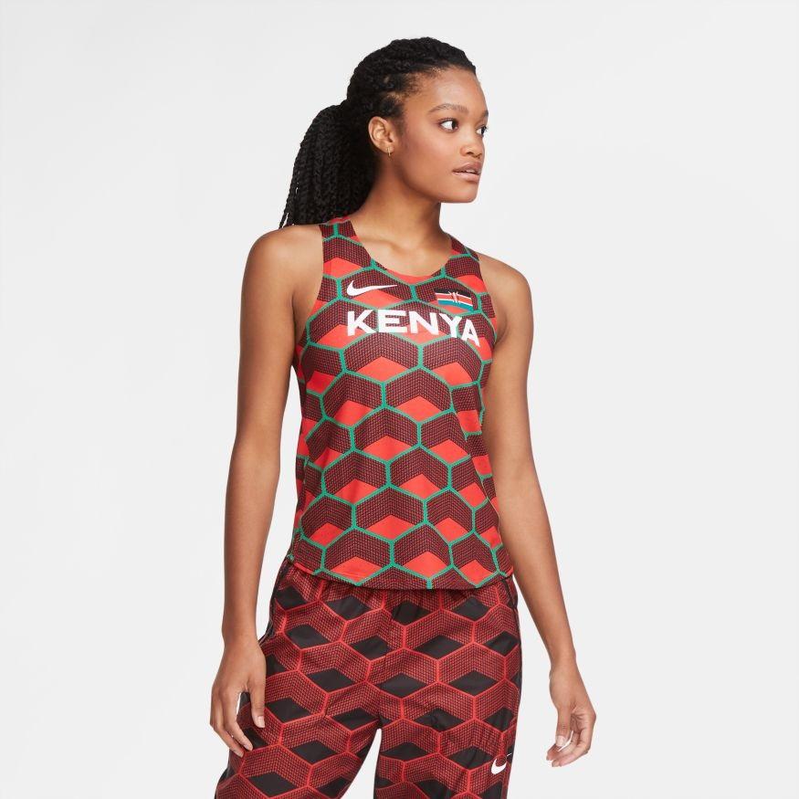 Short Femme Nike Dri-FIT ADV AeroSwift Team Kenya Gris