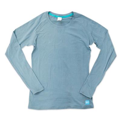 Women's Runners Plus Performance Tech L/S HEATHER_BLUE_ASHES