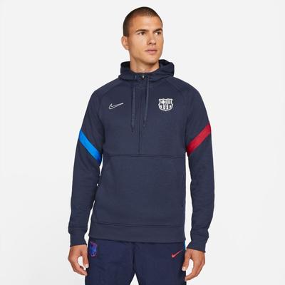 Nike FC Barcelona Men's Nike Dri-FIT 1/2-Zip Soccer Hoodie