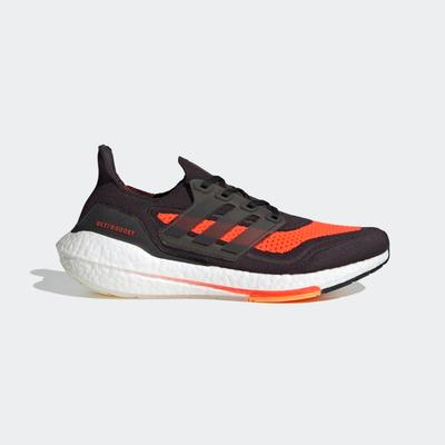 Men's Adidas Ultraboost 21 CARBON/CORE_BLK/RED