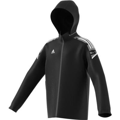 adidas Condivo 21 All Weather Jacket Youth Primeblue BLACK/WHITE