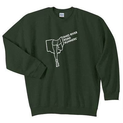 ORRRC Heavy Blend Crewneck Sweatshirt FOREST_GREEN/WHITE