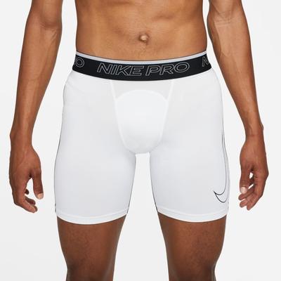 Men's Nike Pro Dri-FIT Shorts WHITE/BLACK/BLACK