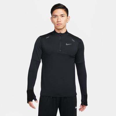 Men's Nike Therma-FIT Repel Element Men's 1/2-Zip Running Top BLACK