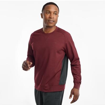 Men's Saucony Solstice Crew ZINFANDEL_HEATHER