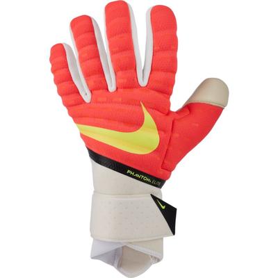 Nike Phantom Elite Goalkeeper Soccer Gloves Crimson/Wht/Volt