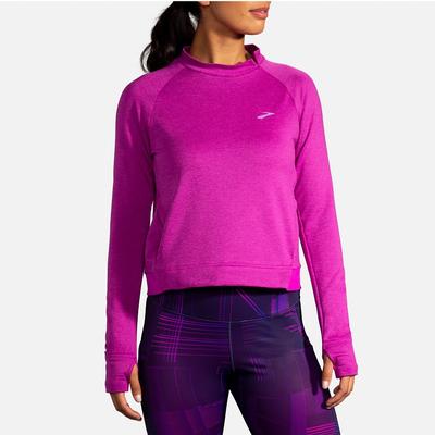 Women's Brooks Notch Thermal L/S HEATHER_MAGENTA