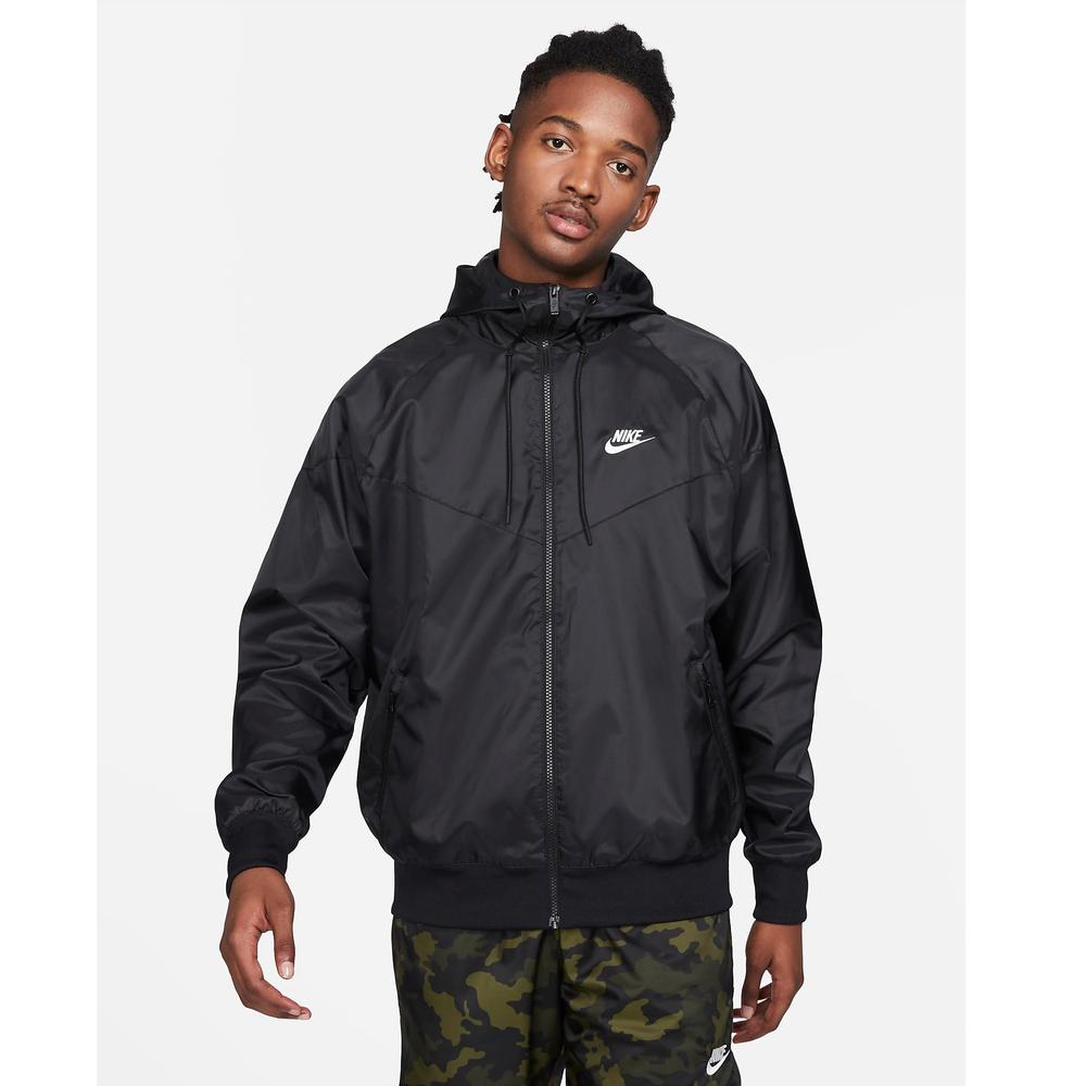 nike rain jacket men's black