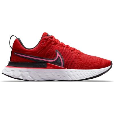 Women's Nike React Infinity Run Flyknit 2 Road Running Shoes CHILE_RED/HYPER_PINK