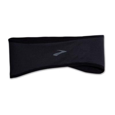 Unisex Brooks Notch Thermal Headband BLACK