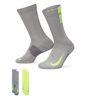 Unisex Nike Multiplier Crew Sock (2 Pairs) MULTICOLOR