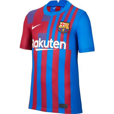 Nike FC Barcelona 2021/22 Stadium Home Soccer Jersey Youth