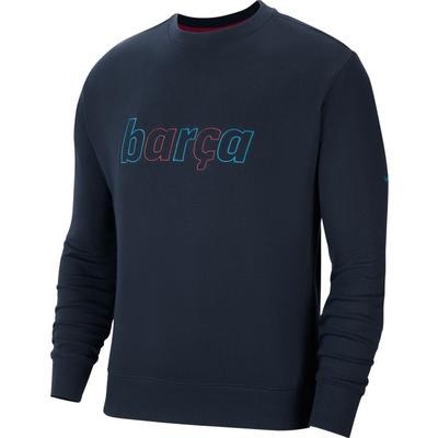 Nike FC Barcelona Men's French Terry Crew Sweatshirt