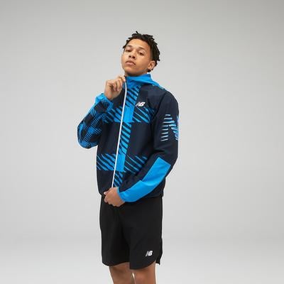 Men's New Balance Printed Fast Flight Jacket HELIUM