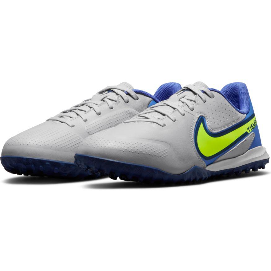 escalar Creta híbrido Nike Jr. Tiempo Legend 9 Academy Turf Soccer Shoe