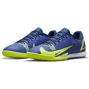 Nike Mercurial Vapor 14 Academy IC Indoor/Court Soccer Shoe: Lapis/Volt/Blue Void