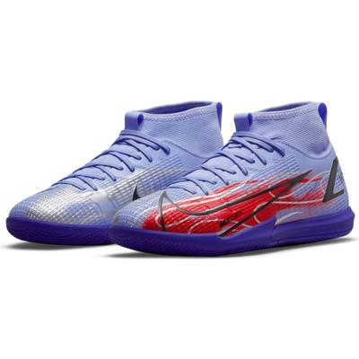 Nike Jr. Mercurial Superfly 8 Academy KM IC Light Thistle/Silver
