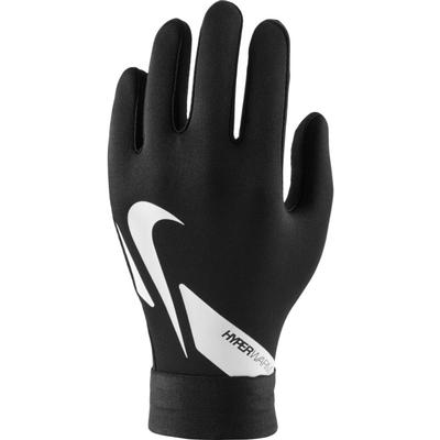 Nike HyperWarm Academy Soccer Field Player Gloves Youth BLACK/WHITE