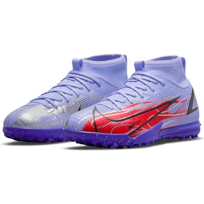 Nike Jr. Mercurial Superfly 8 Academy KM TF Light Thistle/Silver