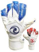 West Coast Phantom Fire & Ice Blake Pro Goalkeeper Glove: White/Blue/Red
