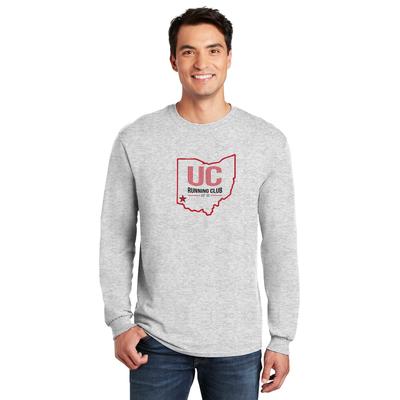 UC Run Club Heavy Cotton Long-Sleeve T-Shirt ASH