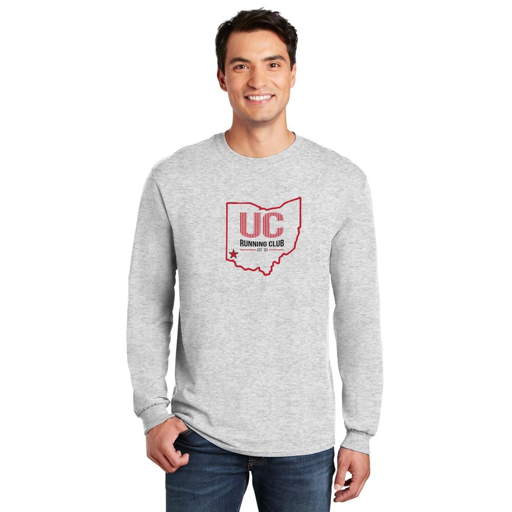  Uc Run Club Heavy Cotton Long- Sleeve T- Shirt