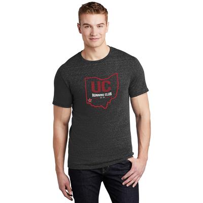 UC Run Club Snow Heather Jersey T-Shirt BLACK_INK