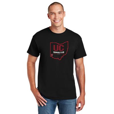 UC Run Club DryBlend 50 /50 Short-Sleeve Tee BLACK