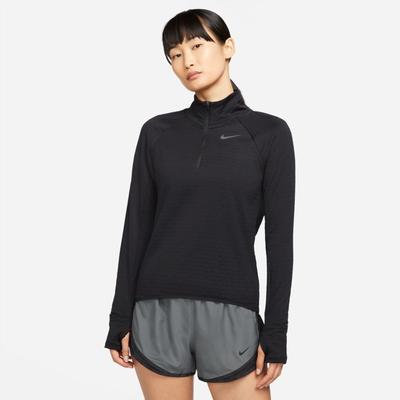 Women's Nike  Therma-FIT Element 1/2-Zip Running Top BLACK