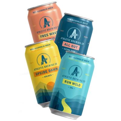 Athletic Brew Co. Non-Alcoholic Beers 12oz. can