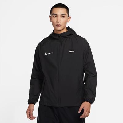 Nike F.C. Dri-FIT AWF Men's Soccer Jacket BLACK/WHITE