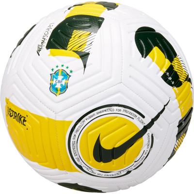 Nike Brazil Strike Soccer Ball White/Yellow/Green