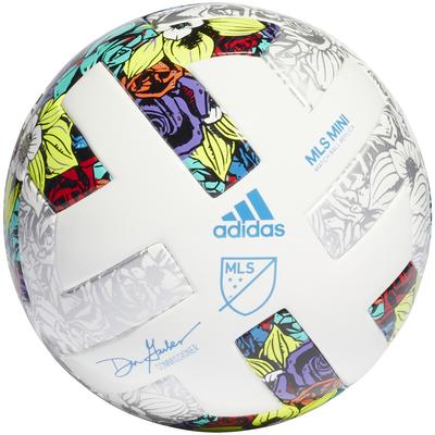 adidas MLS Mini Soccer Ball 2022 WHITE/YELLOW/BLUE